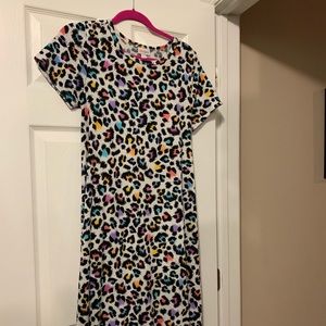 Lularoe Small Carly- Multicolored Leopard Print